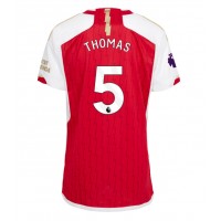 Arsenal Thomas Partey #5 Replica Home Shirt Ladies 2023-24 Short Sleeve